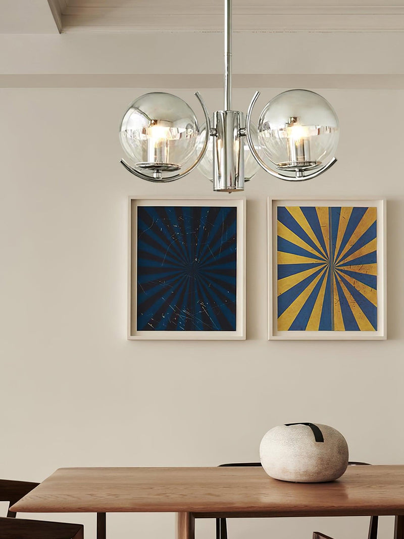 Space Ball Chandelier