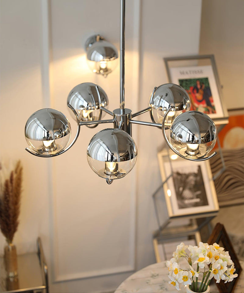 Space Ball Chandelier