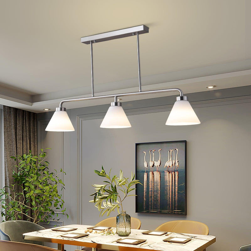 Stephens 3 - Light Modern Linear Chandelier 36.2"