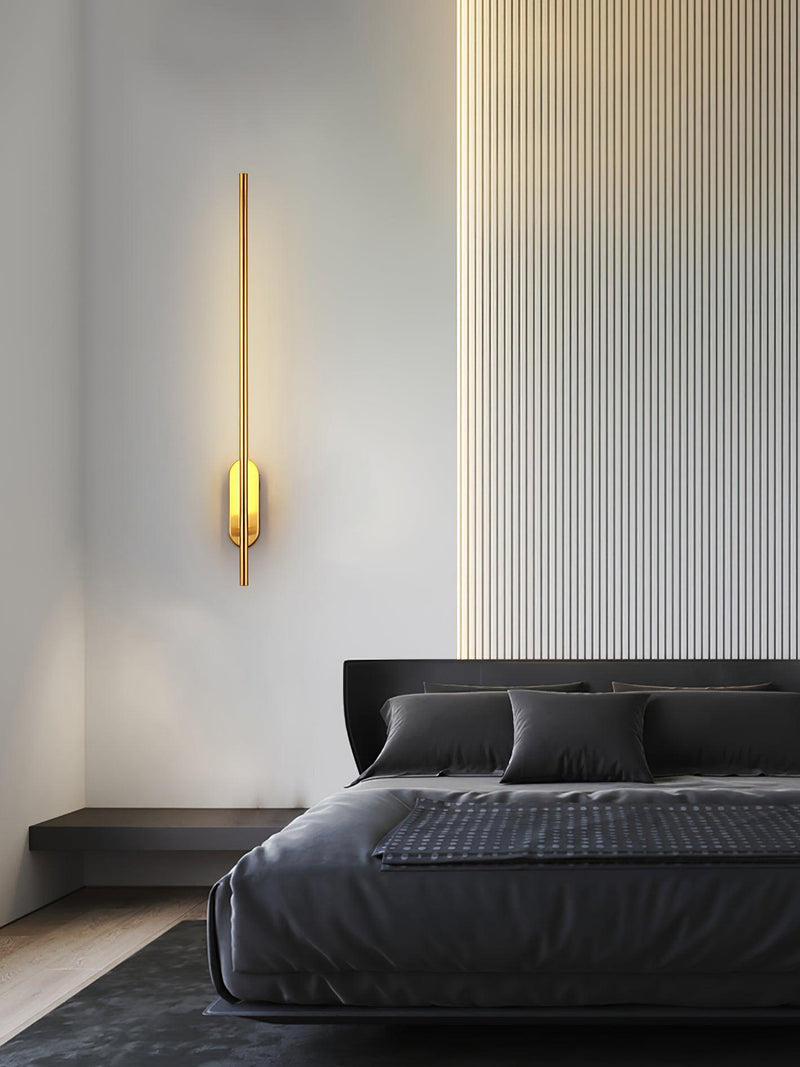 Stick Shaped Metal Sconce