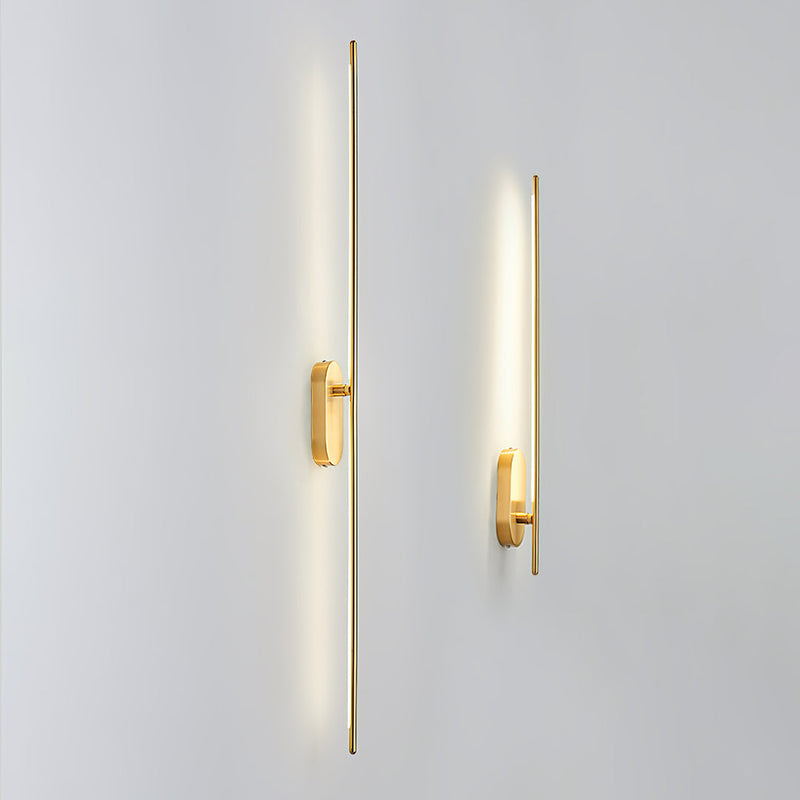 Stick Shaped Metal Sconce