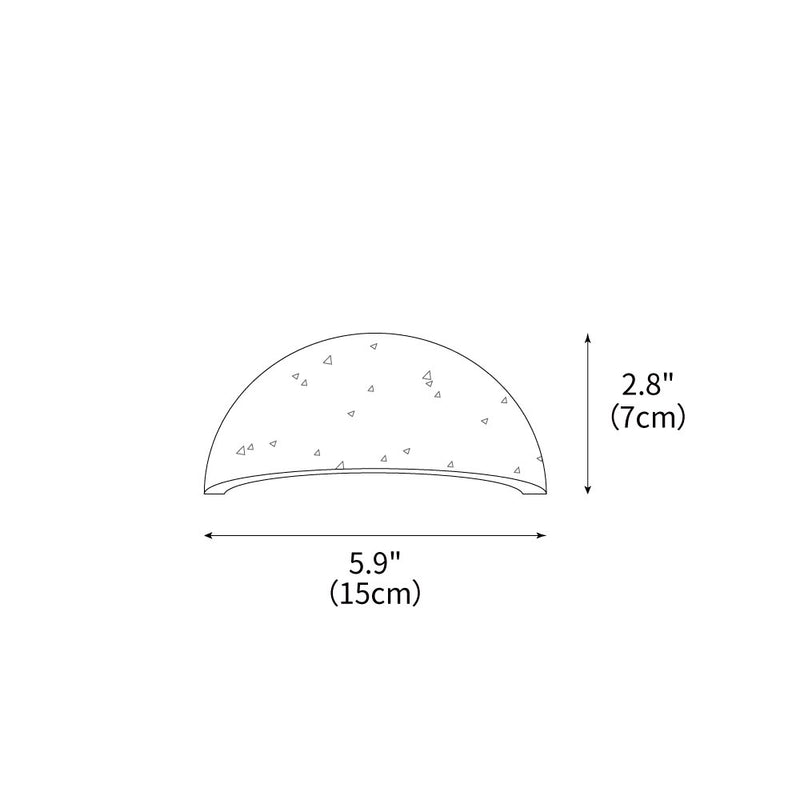 Stone Dusk Wall Light 5.9"