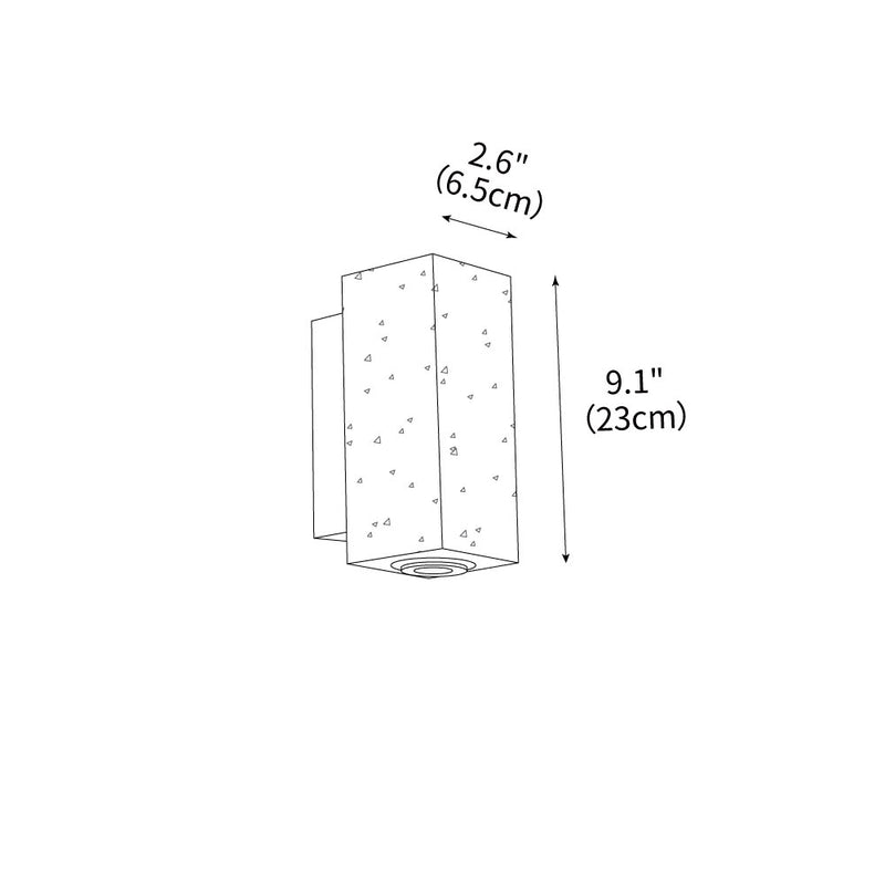 Stone Wood Wall Lamp