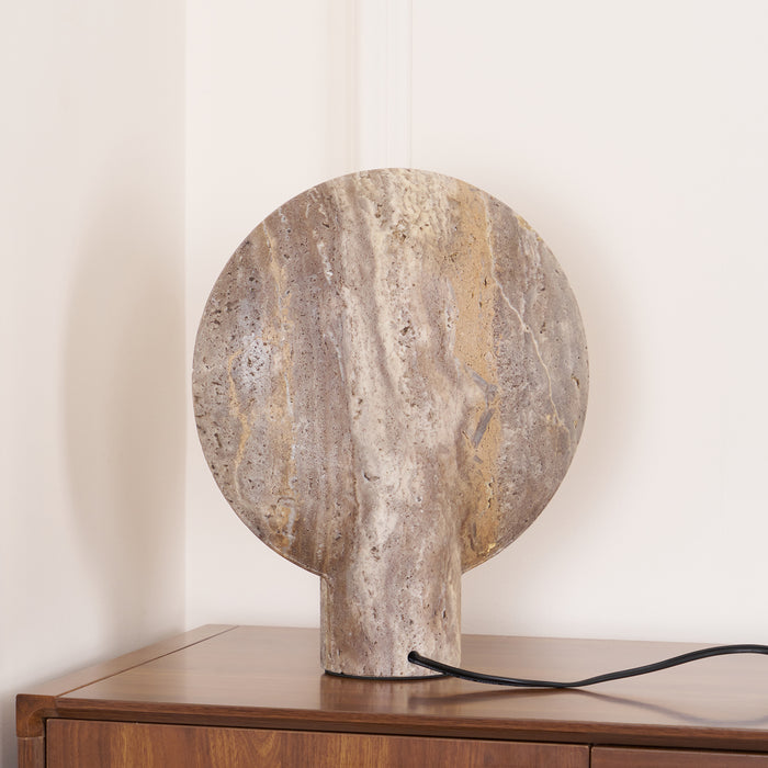 Stone Table Lamp 11.8"