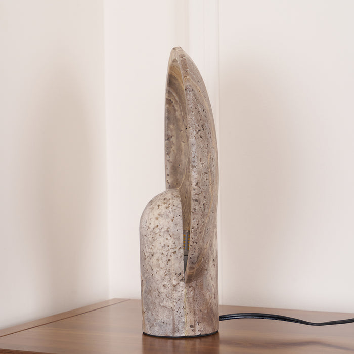 Stone Table Lamp 11.8"