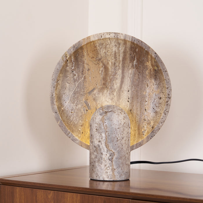 Stone Table Lamp 11.8"