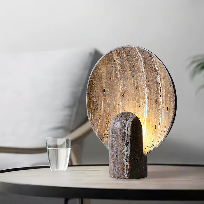 Stone Table Lamp 11.8"