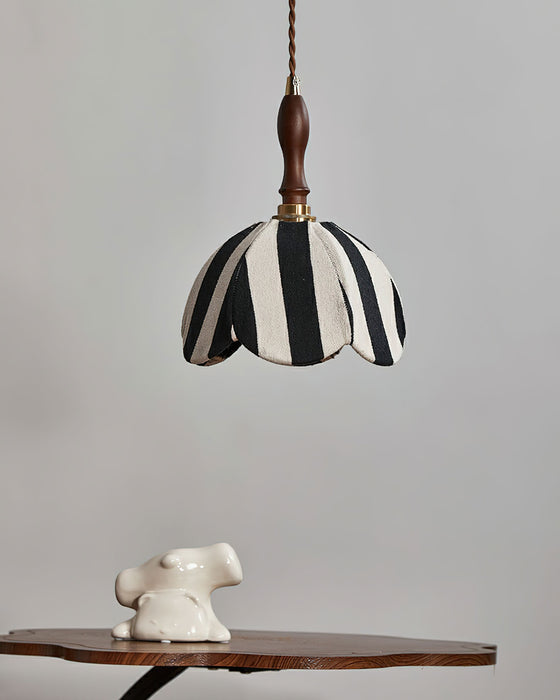 Stripe Tulip Pendant Light 7.9"