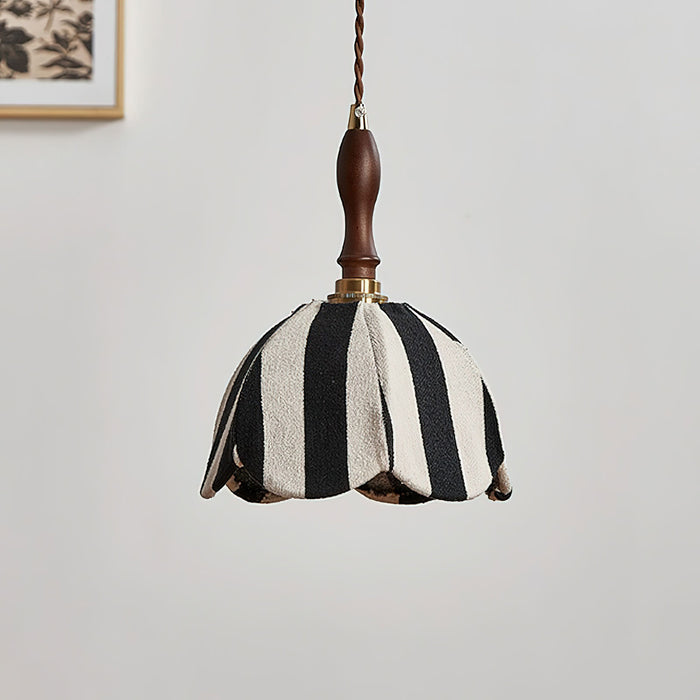 Stripe Tulip Pendant Light 7.9"