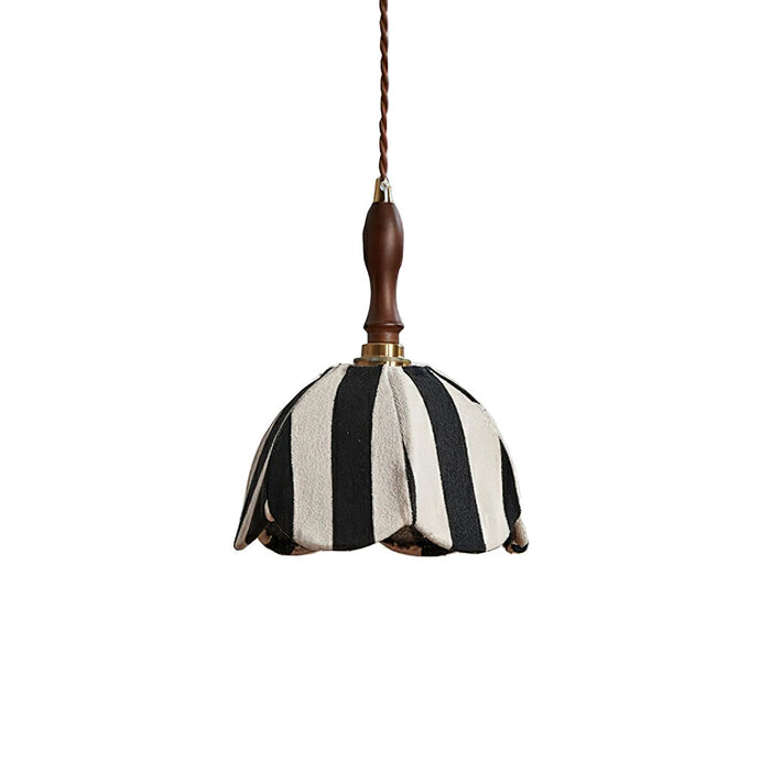 Stripe Tulip Pendant Light 7.9"