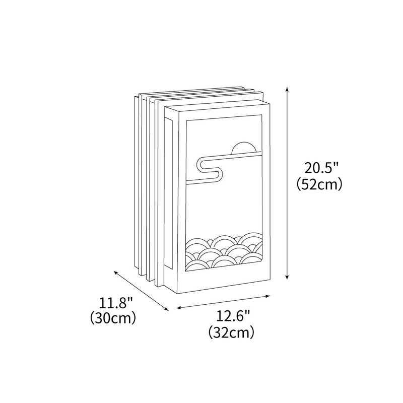 Sunrise Pattern Outdoor Light