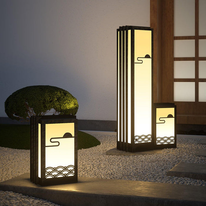 Sunrise Pattern Outdoor Light