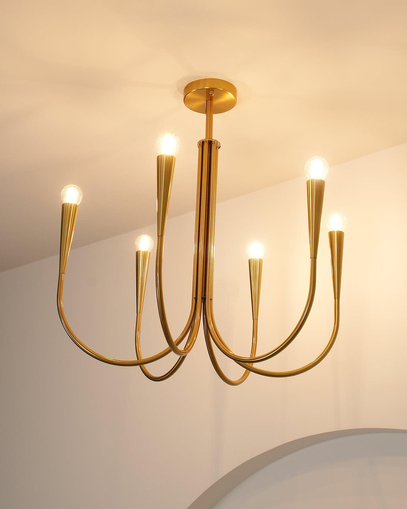 Swoop Arm Chandelier