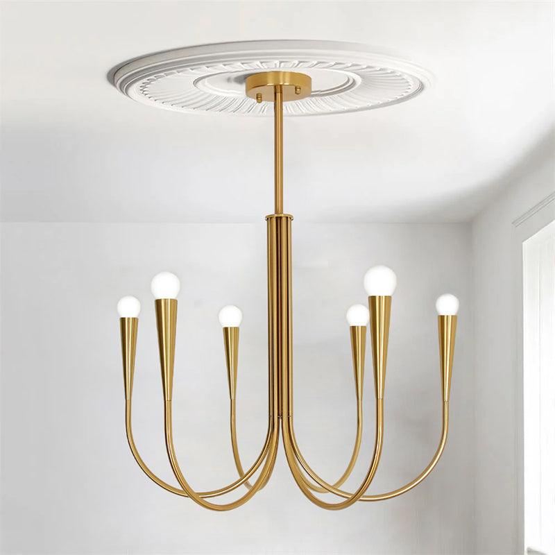 Swoop Arm Chandelier