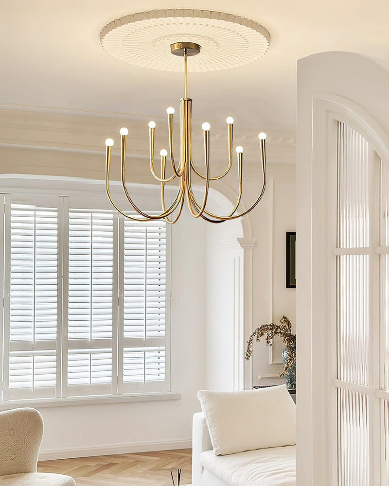 Swoop Arm Chandelier