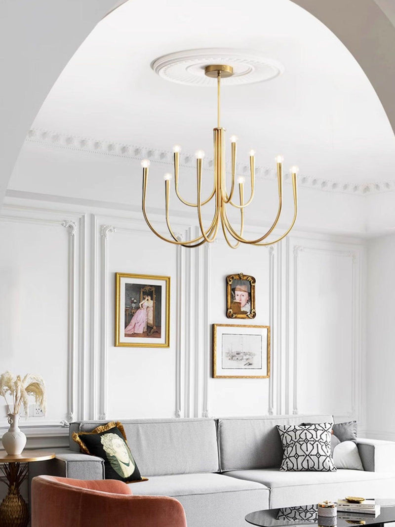 Swoop Arm Chandelier