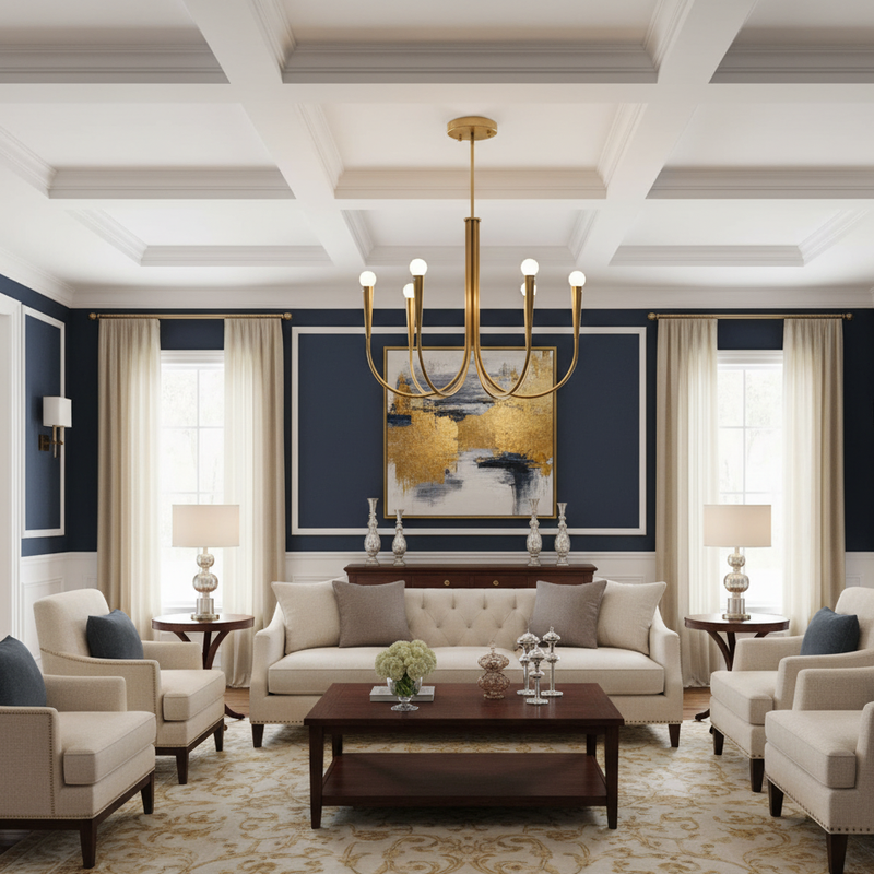 Swoop Arm Chandelier