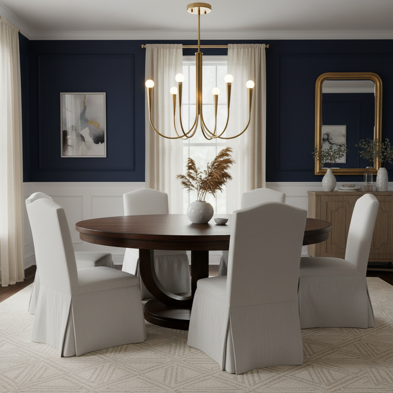 Swoop Arm Chandelier