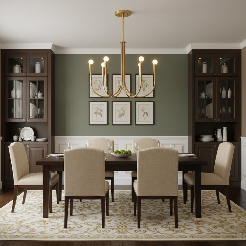 Swoop Arm Chandelier