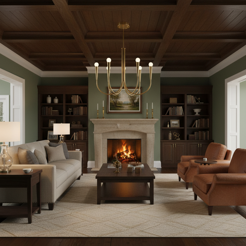 Swoop Arm Chandelier