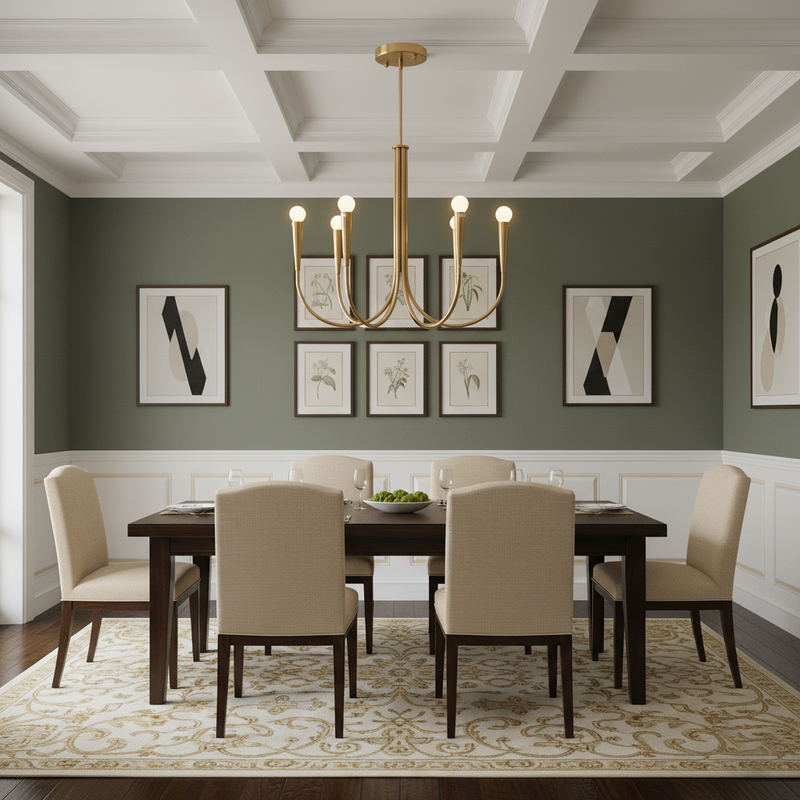 Swoop Arm Chandelier