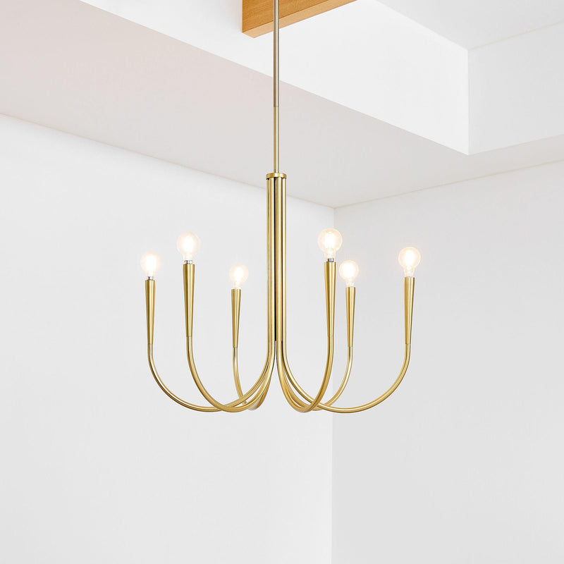 Swoop Arm Chandelier