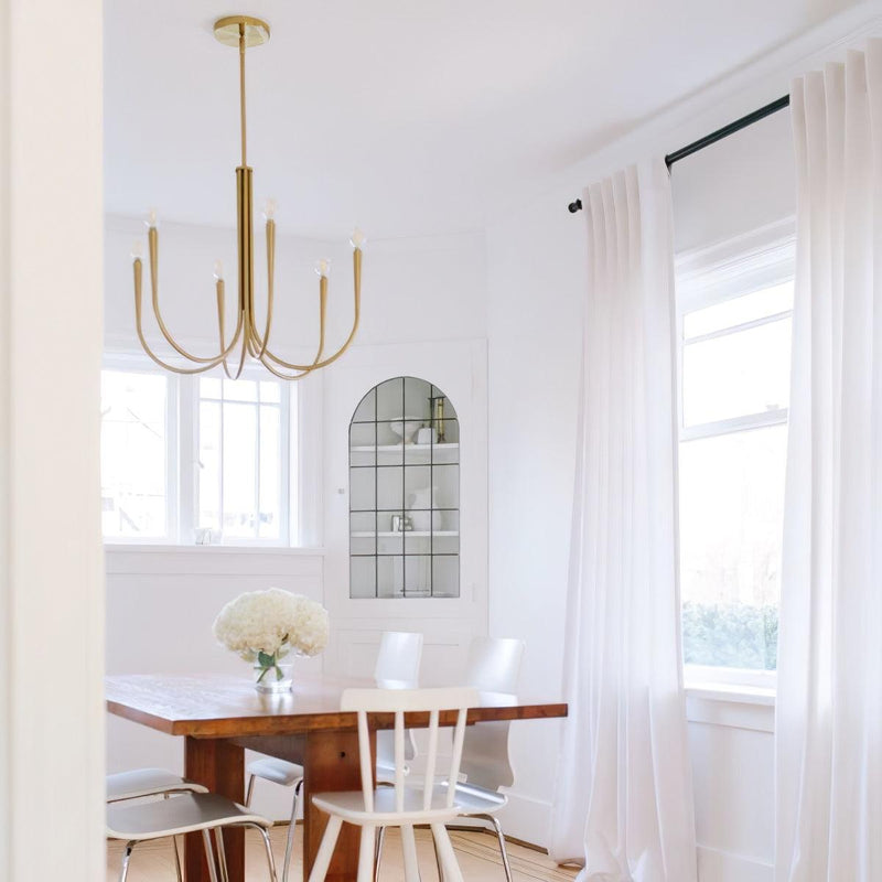 Swoop Arm Chandelier