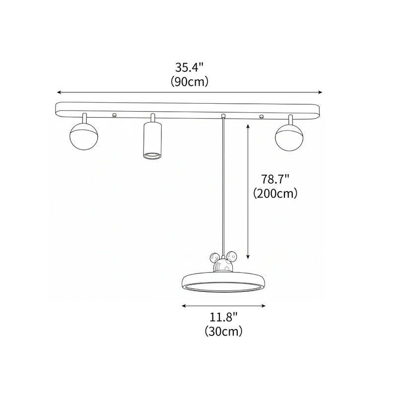 Suspension linéaire Taviro Halo