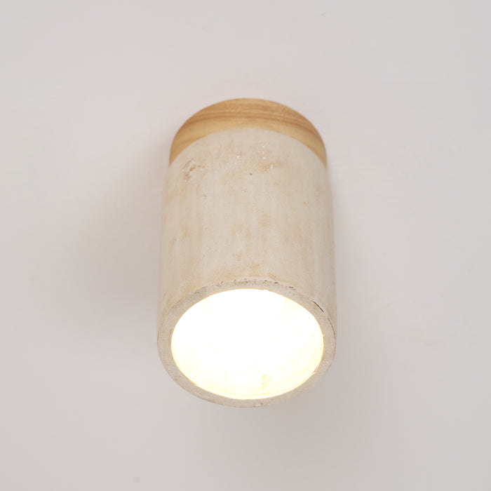 Terra Cylinder Ceiling Light 4.3"