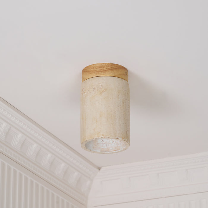 Terra Cylinder Ceiling Light 4.3"