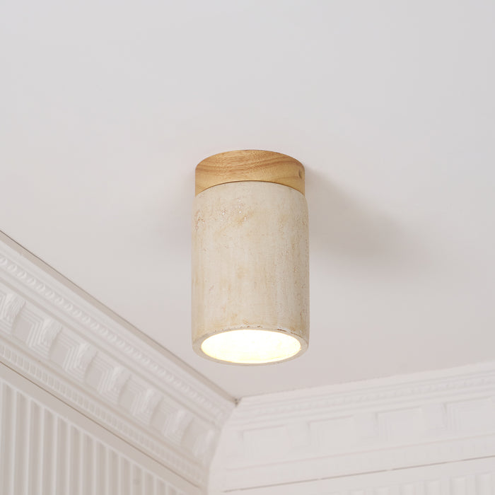 Terra Cylinder Ceiling Light 4.3"