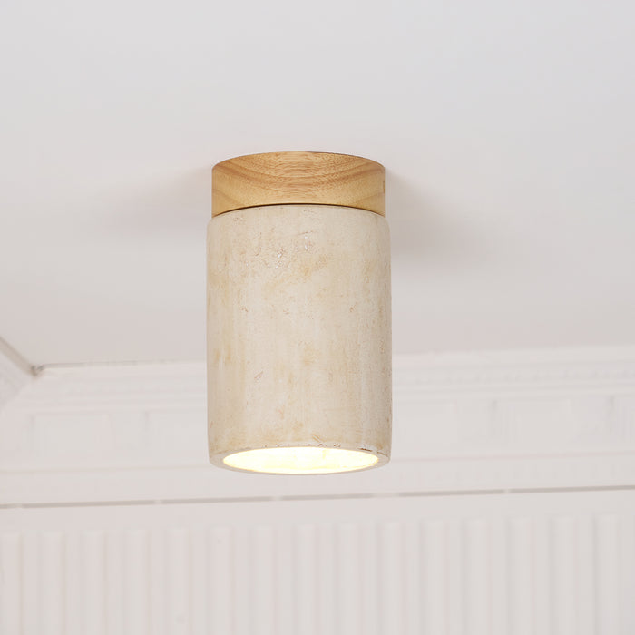 Terra Cylinder Ceiling Light 4.3"