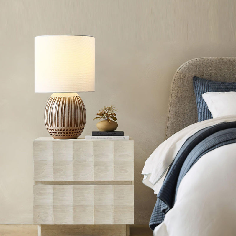 Terra Stripes Table Lamp 9.8"