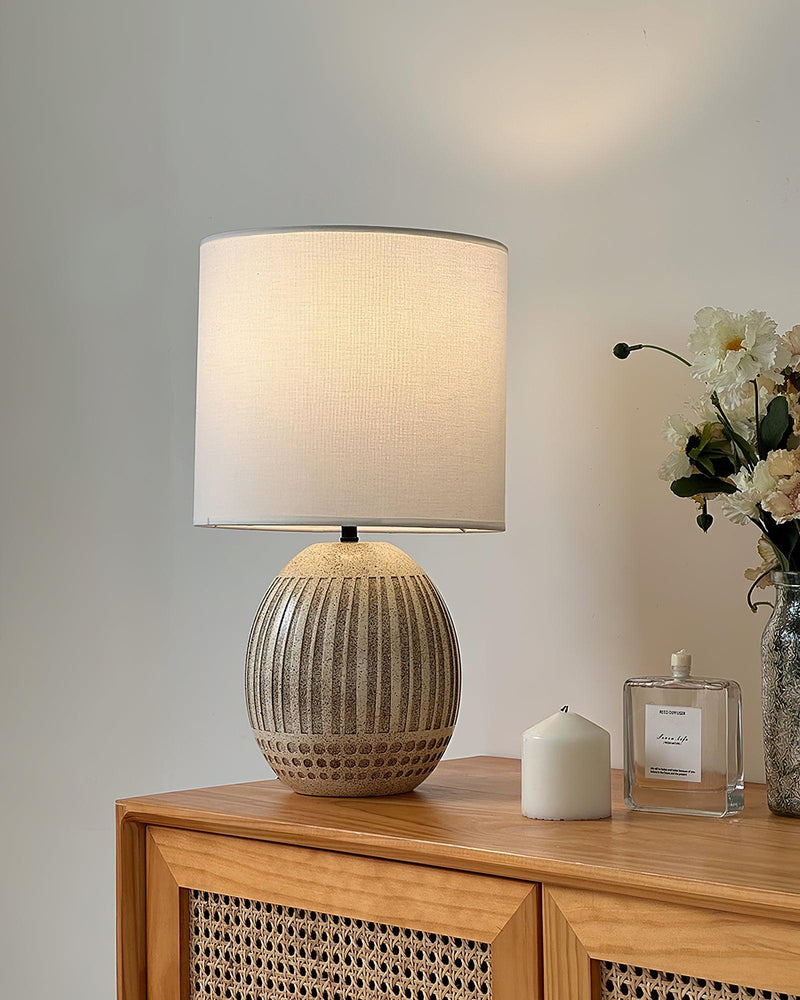 Terra Stripes Table Lamp 9.8"