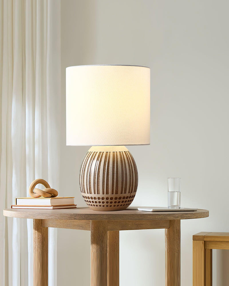 Terra Stripes Table Lamp 9.8"