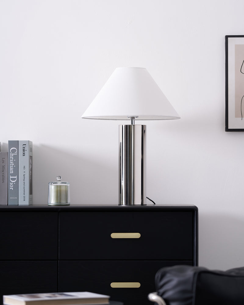 Theo Chrome Table Lamp 15.7"