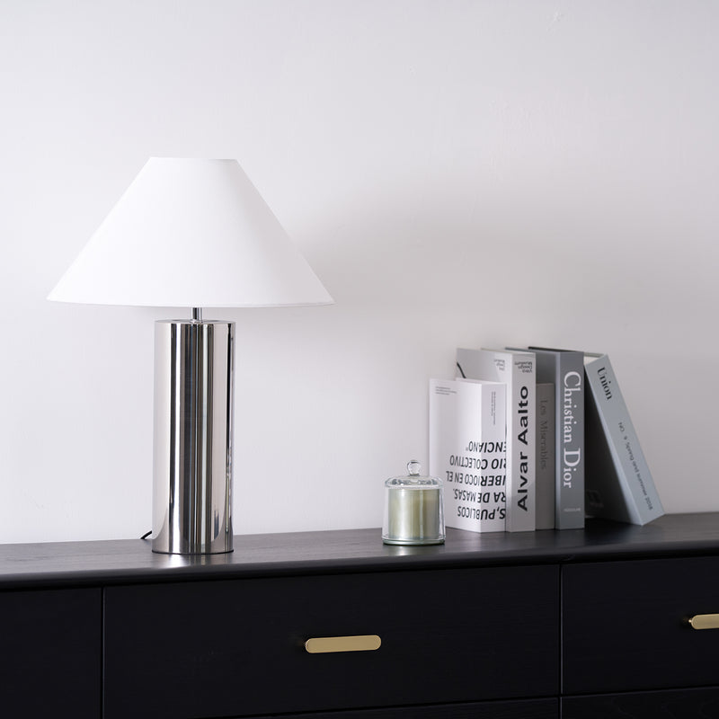 Theo Chrome Table Lamp 15.7"