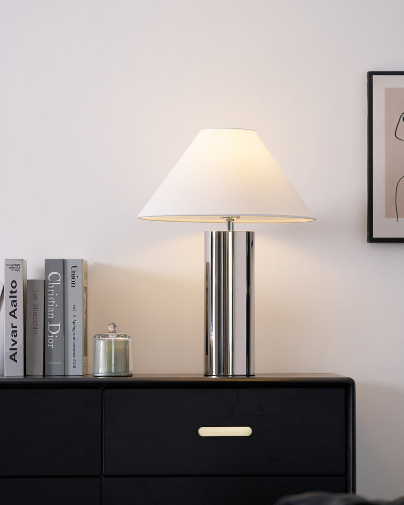 Theo Chrome Table Lamp 15.7"