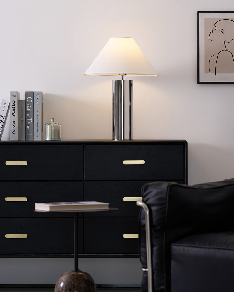 Theo Chrome Table Lamp 15.7"