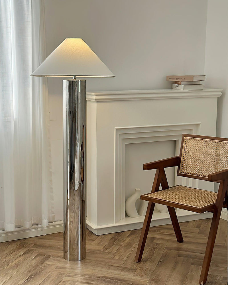 Theo Chrome Floor Lamp 21.7"