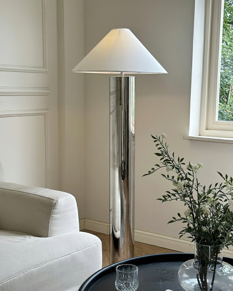 Theo Chrome Floor Lamp 21.7"