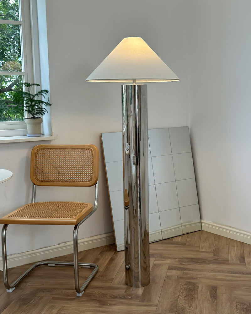 Theo Chrome Floor Lamp 21.7"
