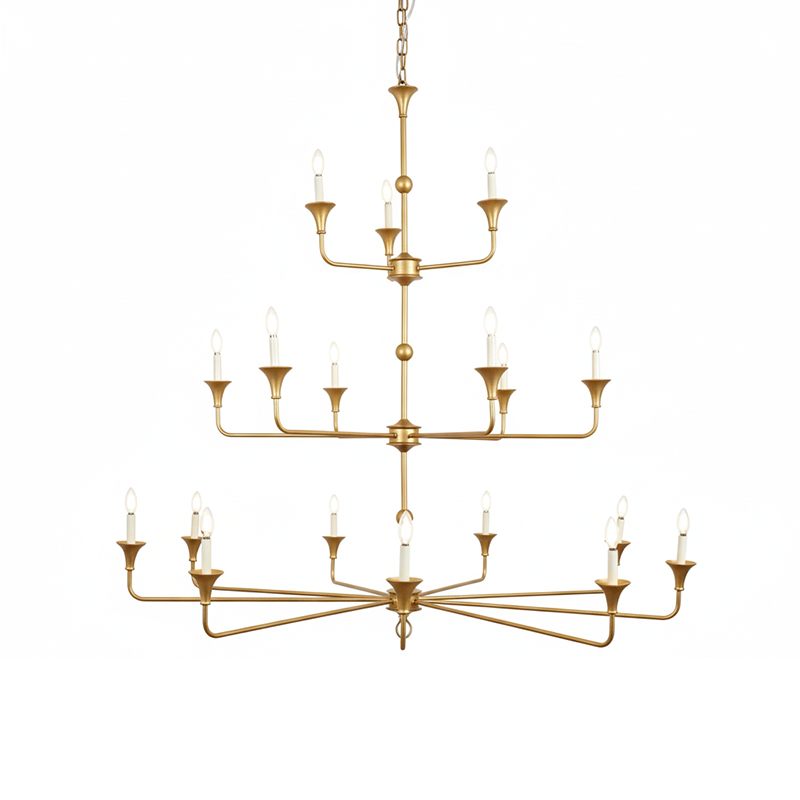 Thousand Brass Chandelier