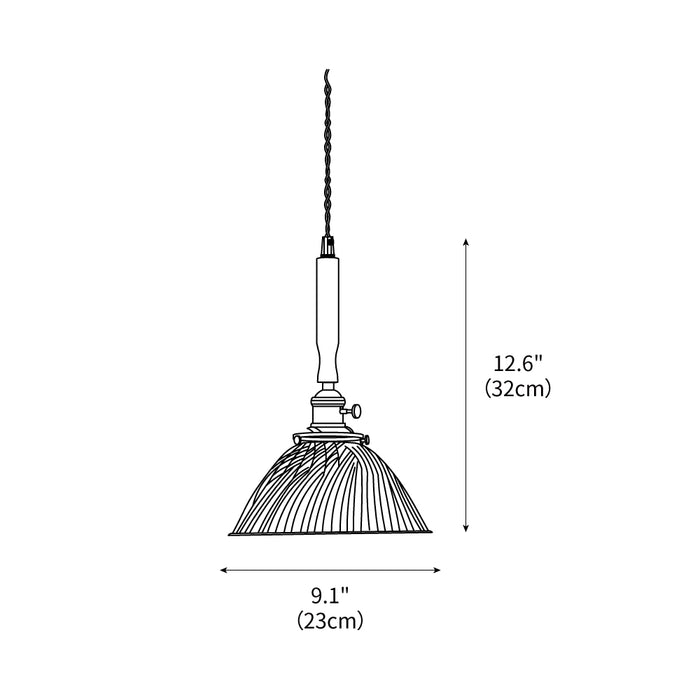 Tiber Hanglamp 9,1"