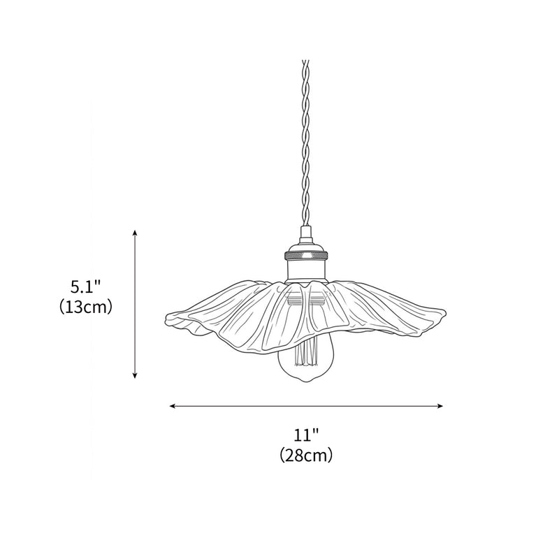 Tiffany Lotus Pendant Lamp