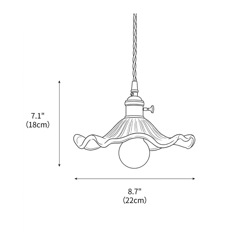 Tiffany Lotus Pendant Lamp