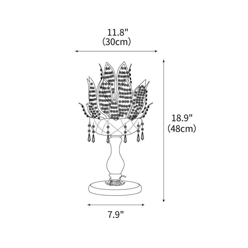 Tiffany Table Lamp 11.8"