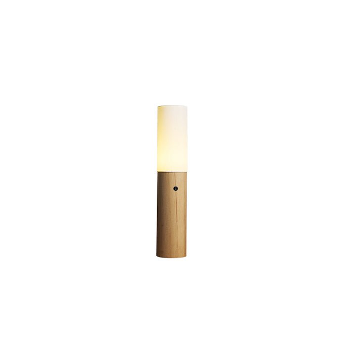 Timber Column Floor Lamp