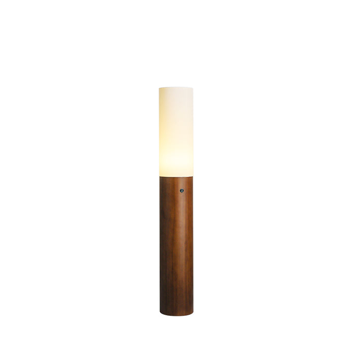 Timber Column Floor Lamp