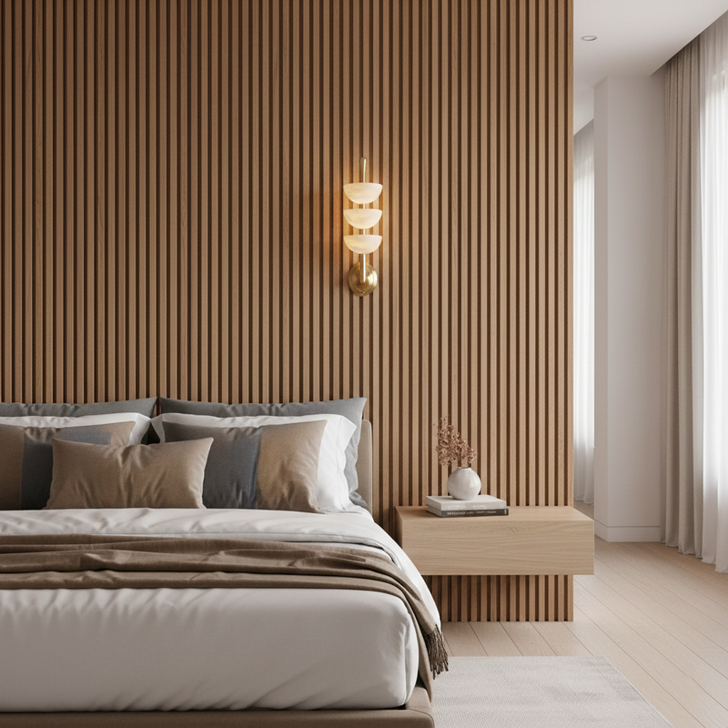 Triple Alabaster Wall Sconce 5.9"